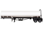 Elliptical Tanker Trailer White 1/87 (HO) Plastic Model by Promotex-0