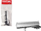 Chemical Tanker Trailer Silver 1/87 (HO) Plastic Model by Promotex-0