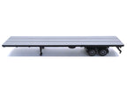 48ft Flatbed Trailer Gray Top 1/87 (HO) Plastic Model by Promotex-0