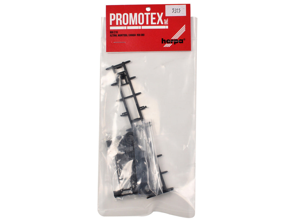 Container Chassis for 3-Axle 40ft Trailer 1/87 (HO) Plastic Model by Promotex-2