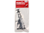 Container Chassis for 3-Axle 40ft Trailer 1/87 (HO) Plastic Model by Promotex-2