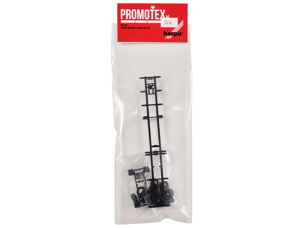 Container Chassis for 3-Axle 48ft Trailer 1/87 (HO) Plastic Model by Promotex-2