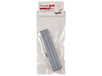 40ft 3-Axle Flatbed Trailer Gray Top 1/87 (HO) Plastic Model by Promotex-2
