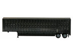 Livestock Trailer Black 1/87 (HO) Plastic Model by Promotex-1