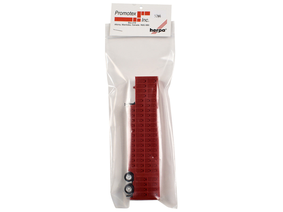 Livestock Trailer Red 1/87 (HO) Plastic Model by Promotex-2