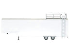 Race Horse Transport Trailer White 1/87 (HO) Plastic Model by Promotex-1