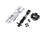 Chrome Chassis Kit for Kenworth or Peterbilt Cab 1/87 (HO) Plastic Model by Promotex-1