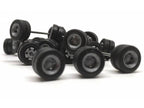 Goldhofer Trailer Wheelsets (12 Sets) 1/87 (HO) Plastic Model by Promotex-1