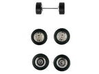 Super Singles with Fronts Sets of Wheels (10 Sets) 1/87 (HO) Plastic Model by Promotex-1
