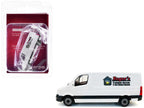 Mercedes-Benz Sprinter Van White "Roger's Plumbing-Heating & Air Conditioning" 1/87 (HO) Plastic Model Car by Promotex-2
