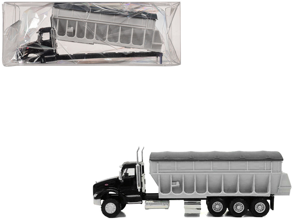 Peterbilt 579 Potato/Sugar Beet Truck Black 1/87 (HO) Plastic Model Car by Promotex-2