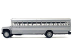 School Bus Silver Metallic 1/87 (HO) Plastic Model by Promotex-1