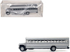 School Bus Silver Metallic 1/87 (HO) Plastic Model by Promotex-0