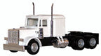 Peterbilt Long Tractor White 1/87 (HO) Plastic Model Car by Promotex-1