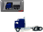 Kenworth K100 with 1-Bar Grill and X-Long Chrome Chassis Blue 1/87 (HO) Plastic Model Car by Promotex-0