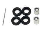 Rear Low Profile Wheelset Chrome 1/87 (HO) Plastic Model by Promotex-1