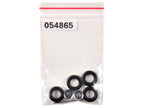 Rear Low Profile Wheelset Chrome 1/87 (HO) Plastic Model by Promotex-0