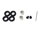Rear Hypoid Wheelset Chrome 1/87 (HO) Plastic Model by Promotex-1