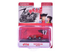 Yatabe RS #17 Red "The Circuit Wolf" Manga 1/64 Diecast Model Car by Kyosho-1