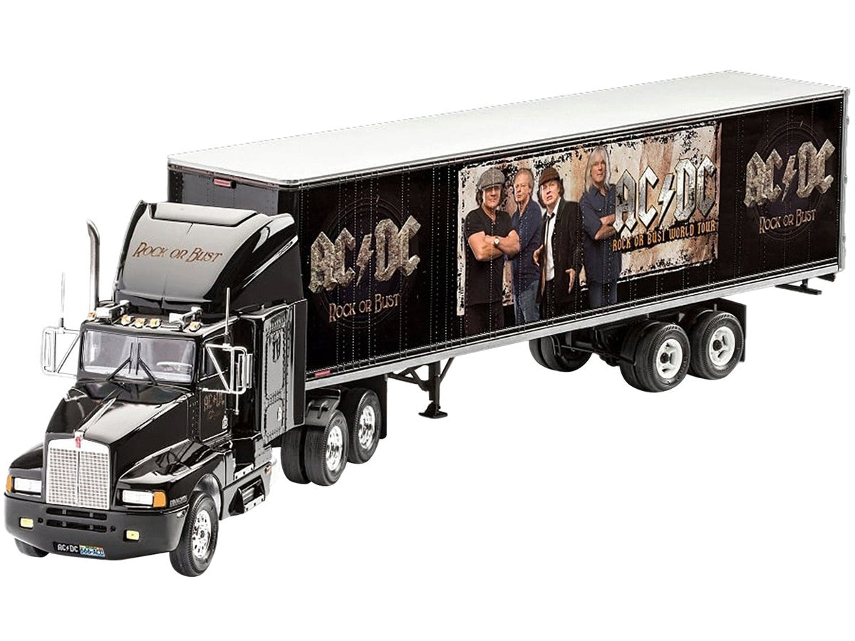 Level 3 Model Kit Kenworth Tour Truck "AC/DC Rock or Bust" 1/32 Scale Model by Revell-1