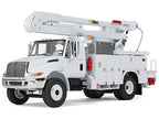 International DuraStar Utility Bucket Truck "Altec" White 1/34 Diecast Model by First Gear-1
