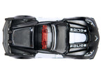 Chevrolet Corvette ZR1 Police Car Black and White Diecast Model Car by Siku-1