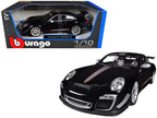 Porsche 911 GT3 RS 4.0 Black 1/18 Diecast Model Car by Bburago-3
