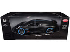 Bugatti Divo Carbon Fiber with Blue Accents "Carbon Series - Bburago 50th Anniversary" 1/18 Diecast Model Car by Bburago-0