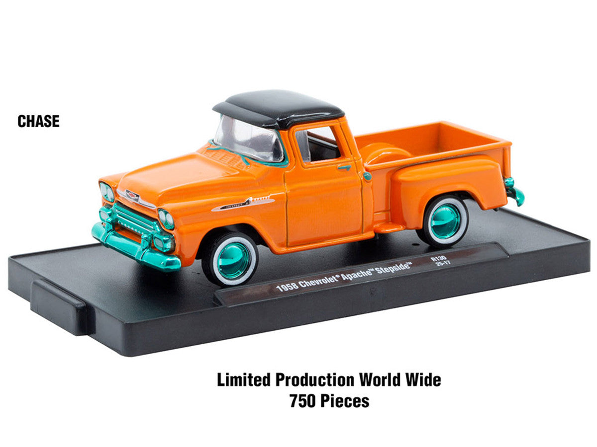"Auto-Drivers" Set of 4 pieces in Blister Packs Release 130 Limited Edition to 9600 pieces Worldwide 1/64 Diecast Model Cars by M2 Machines-0