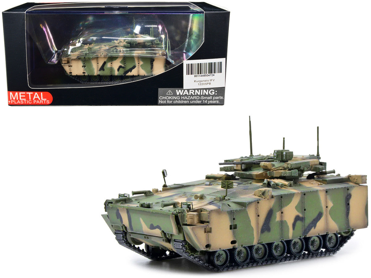 Russian (Object 695) Kurganets-25 Infantry Fighting Vehicle with Four Kornet EM Guided Missiles Camouflage 1/72 Diecast Model by Panzerkampf-0