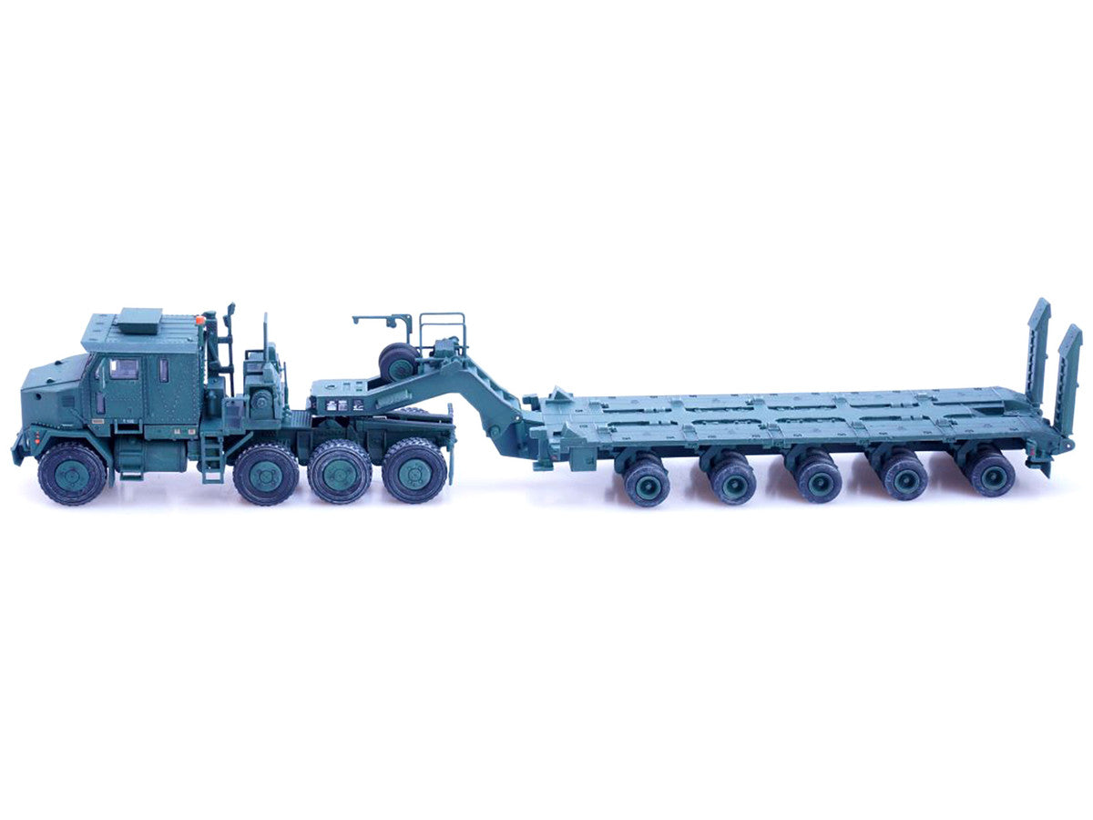 M1070 Heavy Equipment Transporter Army Green "Armor Premium" Series 1/72 Diecast Model by Panzerkampf-2