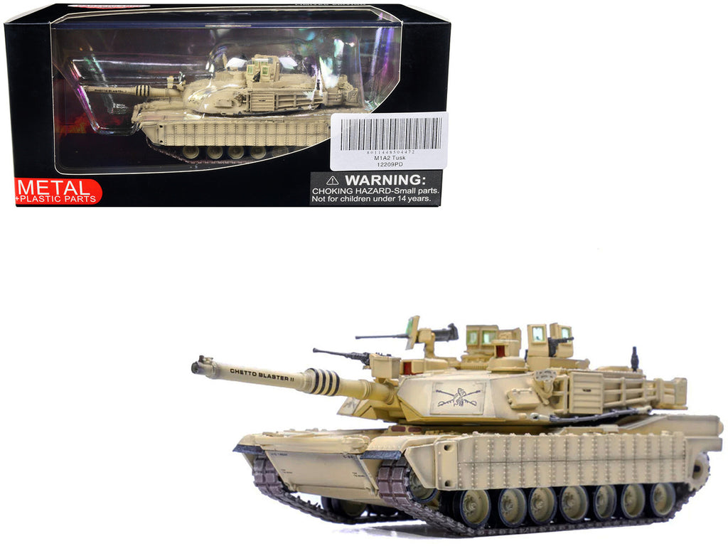 General Dynamics M1A2 Abrams TUSK Tank 1/72 Diecast Model by Panzerkampf-0