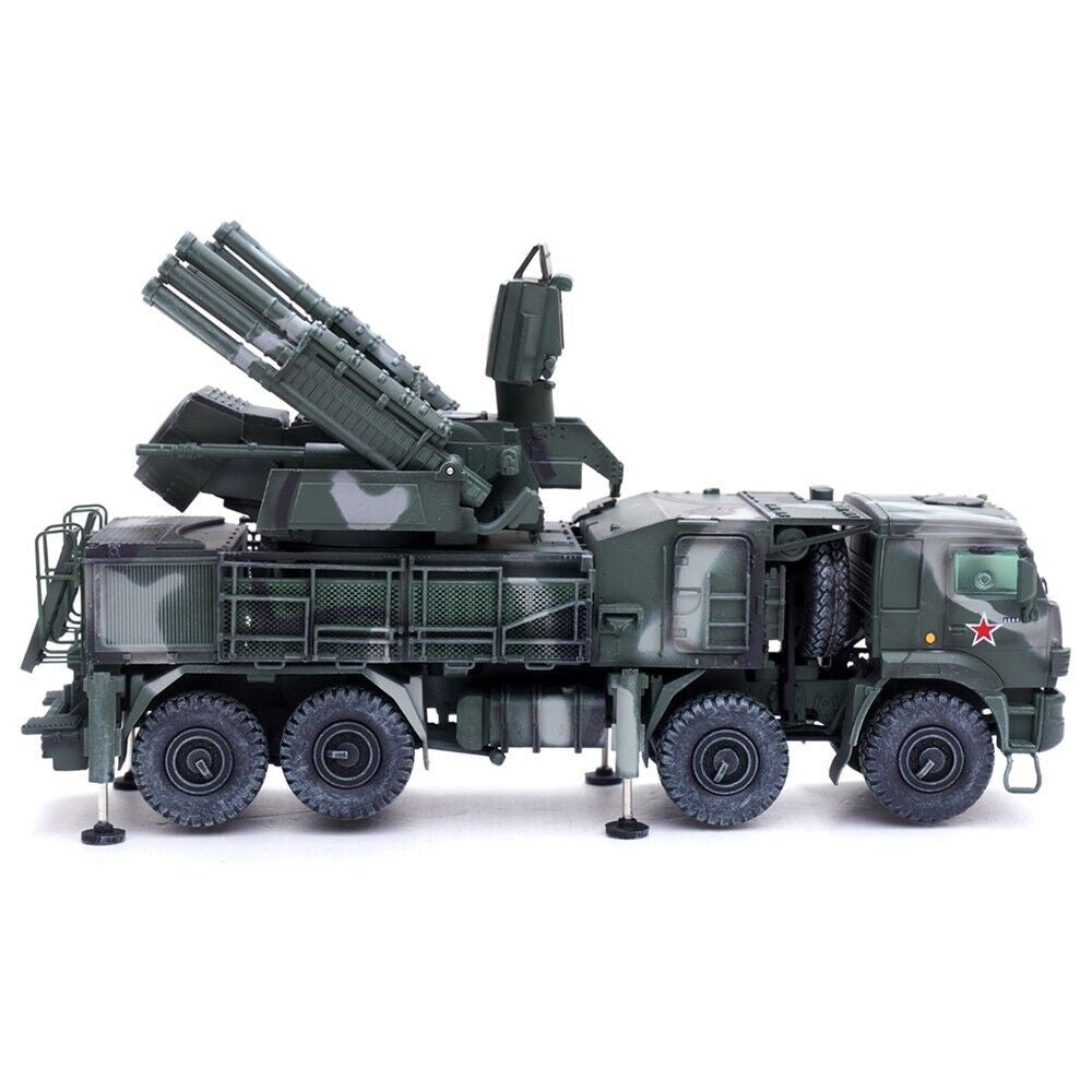 Pantsir S1 96K6 Self-Propelled Air Defense Weapon System Tri-Color Camouflage "Russia's Armed Forces" "Armor Premium" Series 1/72 Diecast Model by Panzerkampf-4