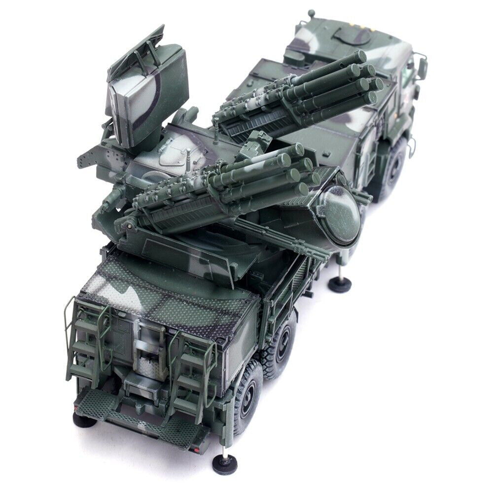 Pantsir S1 96K6 Self-Propelled Air Defense Weapon System Tri-Color Camouflage "Russia's Armed Forces" "Armor Premium" Series 1/72 Diecast Model by Panzerkampf-3