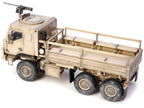 M1083 MTV (Medium Tactical Vehicle) Armored Cab Cargo Truck with Turret Desert Camouflage "US Army" "Armor Premium" Series 1/72 Diecast Model by Panzerkampf-3