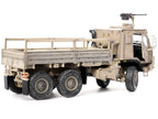 M1083 MTV (Medium Tactical Vehicle) Armored Cab Cargo Truck with Turret Desert Camouflage "US Army" "Armor Premium" Series 1/72 Diecast Model by Panzerkampf-4