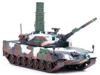 Leopard 2A4 Main Battle Tank with Snorkel "Winter Camouflage" German Army "Armor Premium" Series 1/72 Diecast Model by Panzerkampf-1