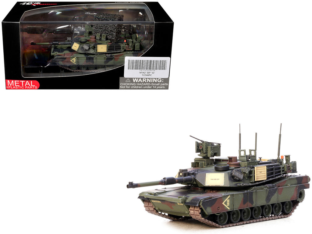 General Dynamics M1A2 SEP V2 Abrams Tank "2nd Battalion 5th Cavalry Regiment 1st Cavalry Division Germany" United States Army 1/72 Diecast Model by Panzerkampf-0