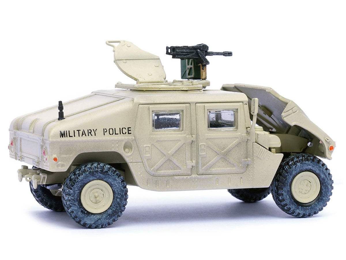 M988 Modern 4×4 Utility Vehicle with Grenade Launcher Desert Sand "Military Police 4th Traffic Platoon A company 92nd MP Battalion 89th MP Brigade Ad Daman Saudi Arabia Gulf War" (1990) "Military Miniature" Series 1/64 Diecast Model by Panzerkam-1