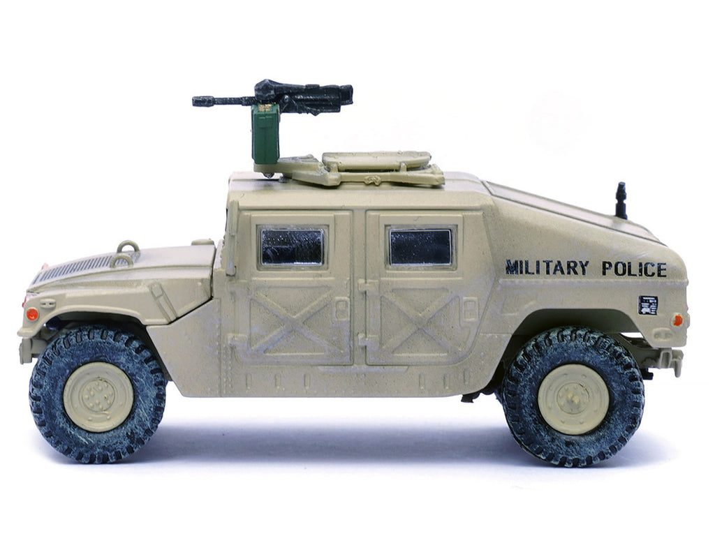 M988 Modern 4×4 Utility Vehicle with Grenade Launcher Desert Sand "Military Police 4th Traffic Platoon A company 92nd MP Battalion 89th MP Brigade Ad Daman Saudi Arabia Gulf War" (1990) "Military Miniature" Series 1/64 Diecast Model by Panzerkam-2