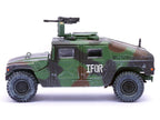 M988 Modern 4×4 Utility Vehicle with Grenade Launcher Camouflage "Military Police 65th Company 519th MP Battalion IFOR HQ ARRC Forward Brcko Bosnia and Herzegovina" (1996) "Military Miniature" Series 1/64 Diecast Model by Panzerkampf-3