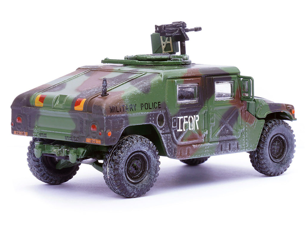 M988 Modern 4×4 Utility Vehicle with Grenade Launcher Camouflage "Military Police 65th Company 519th MP Battalion IFOR HQ ARRC Forward Brcko Bosnia and Herzegovina" (1996) "Military Miniature" Series 1/64 Diecast Model by Panzerkampf-2