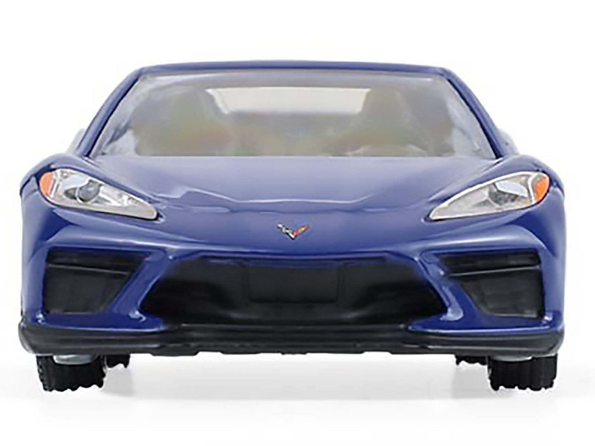 2021 Chevrolet Corvette Stingray Convertible Elkhart Lake Blue "GreenLight Muscle" Series 30 1/64 Diecast Model Car by Greenlight-1