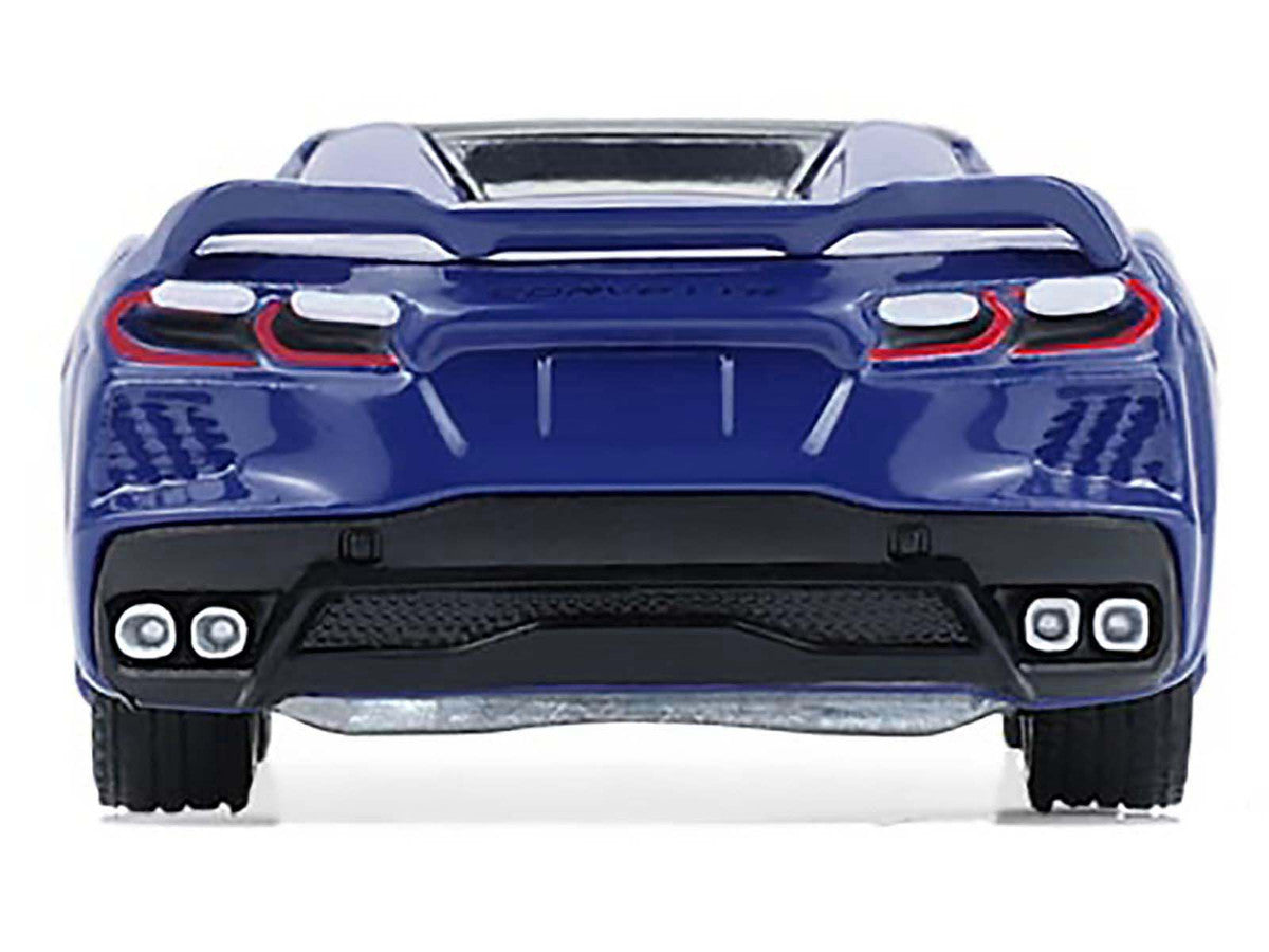 2021 Chevrolet Corvette Stingray Convertible Elkhart Lake Blue "GreenLight Muscle" Series 30 1/64 Diecast Model Car by Greenlight-3