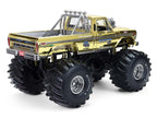 1979 Ford F-250 Monster Truck "Bigfoot #1 50th Anniversary" Gold Chrome with Bob Chandler Standing Figure "Kings of Crunch" Series 1/18 Diecast Model Car by Greenlight-3