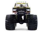 1979 Ford F-250 Monster Truck "Bigfoot #1 50th Anniversary" Gold Chrome with Bob Chandler Standing Figure "Kings of Crunch" Series 1/18 Diecast Model Car by Greenlight-1