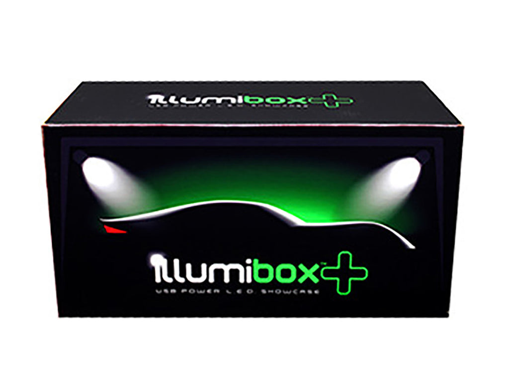 Collectible Display Show Case with LED Lights and Black Base for 1/24 1/18  Models by Illumibox-1