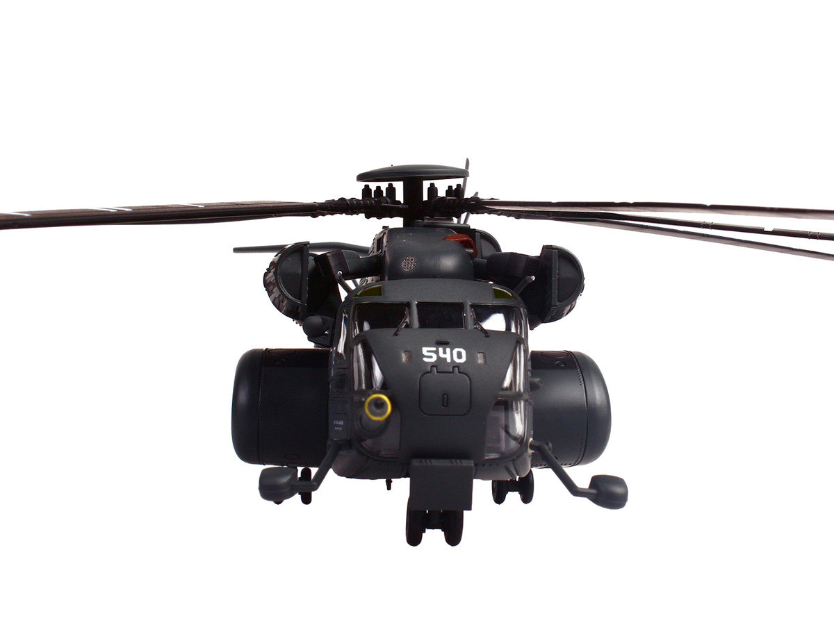 Sikorsky MH-53E Sea Dragon Helicopter "United States Navy Vanguard Tail Number 540" Dark Gray 1/72 Diecast Model by Panzerkampf-2