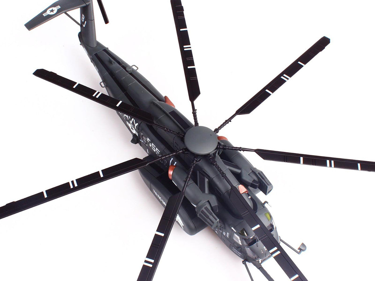 Sikorsky MH-53E Sea Dragon Helicopter "United States Navy Vanguard Tail Number 555" Dark Gray 1/72 Diecast Model by Panzerkampf-3