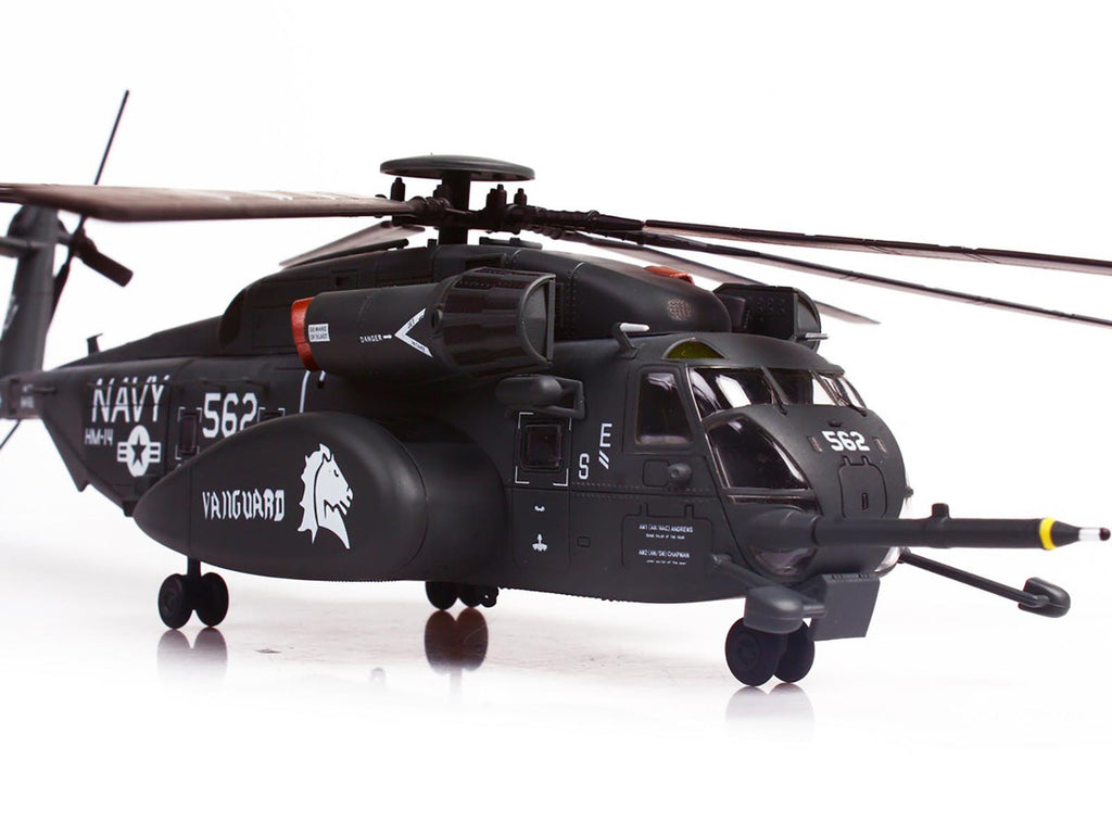 Sikorsky MH-53E Sea Dragon Helicopter "United States Navy Vanguard Tail Number 562" Dark Gray 1/72 Diecast Model by Panzerkampf-2